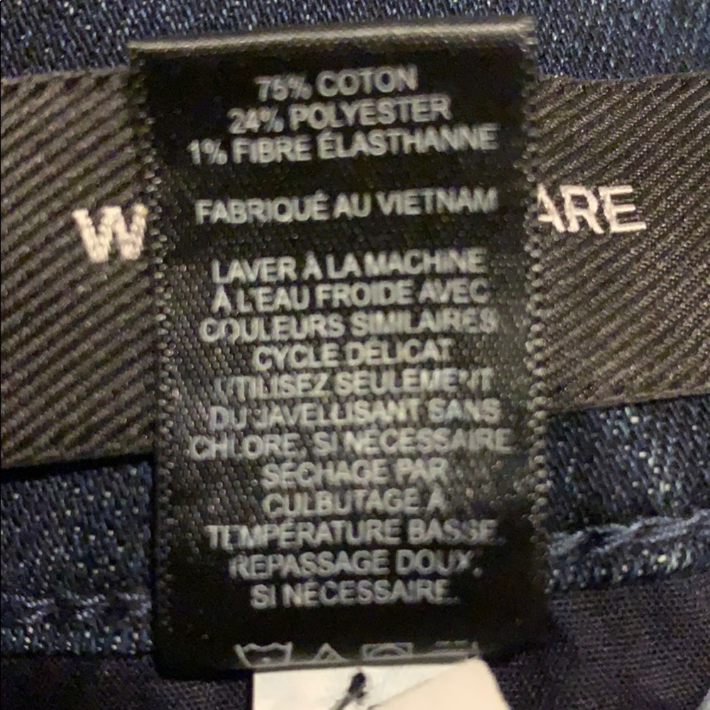 Express Mid Rise Wide Leg Flare Jeans NWT 00 - Picture 5 of 8